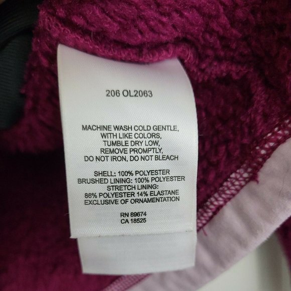 Womens Mountain Hardwear Teddy Purple Pullover Size Medium - Picture 4 of 10
